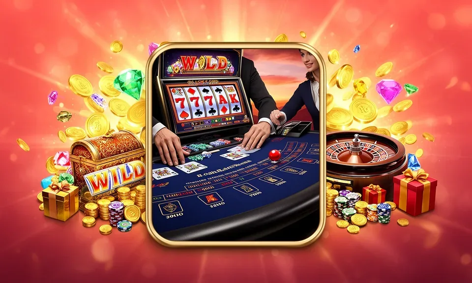 Mobile casino lobby